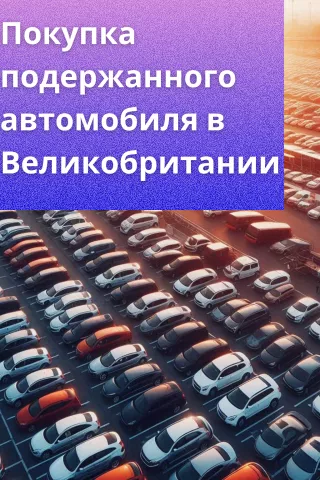 Покупка подержанного автомобиля в Великобритании 